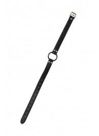 Черный кляп-кольцо Modesty - Lola Games - купить с доставкой в Красногорске