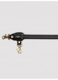 Черная распорка для ног Bound to You Faux Leather Spreader Bar - 50,8 см. - Fifty Shades of Grey - купить с доставкой в Красногорске