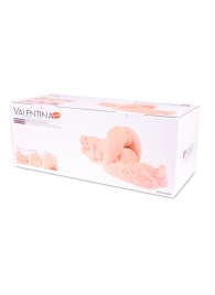 Мастурбатор-полуторс Valentina с двойным слоем материала - KOKOS - в Красногорске купить с доставкой