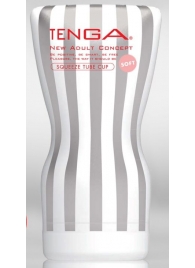 Мастурбатор TENGA Squeeze Tube Cup Soft - Tenga - в Красногорске купить с доставкой