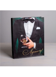 Бумажный пакет «Лучшему!» - 23 х 27 см. - Сима-Ленд - купить с доставкой в Красногорске