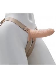 Телесный мужской парапротез MEN STYLE - 15 см. - LOVETOY (А-Полимер) - купить с доставкой в Красногорске