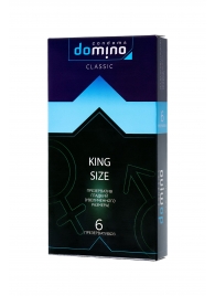 Презервативы увеличенного размера DOMINO Classic King size - 6 шт. - Domino - купить с доставкой в Красногорске