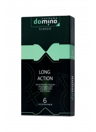 Презервативы с пролонгирующим эффектом DOMINO Classic Long action - 6 шт. - Domino - купить с доставкой в Красногорске
