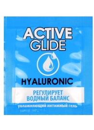 Лубрикант на водной основе Active Glide с гиалуроновой кислотой - 3 гр. - Биоритм - купить с доставкой в Красногорске