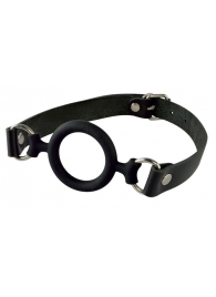 Черный кляп-рамка на регулируемых ремешках - Sitabella - купить с доставкой в Красногорске