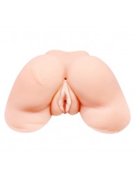 Телесная вибровагина Julie с 2 рабочими отверстиями - Baile - в Красногорске купить с доставкой