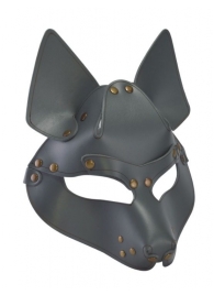 Серая маска Wolf с клепками - Sitabella - купить с доставкой в Красногорске