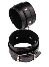 Черные оковы Classic Ankle Cuffs - Chisa - купить с доставкой в Красногорске