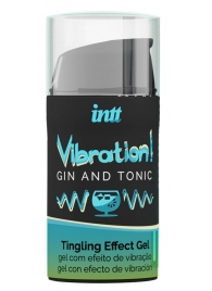 Жидкий интимный гель с эффектом вибрации Vibration! Gin   Tonic - 15 мл. - INTT - купить с доставкой в Красногорске