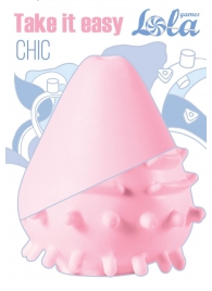 Нежно-розовый мастурбатор Chic - Lola Games - в Красногорске купить с доставкой