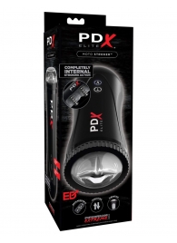 Черный автоматический мастурбатор-ротик Moto Stroker - Pipedream - в Красногорске купить с доставкой