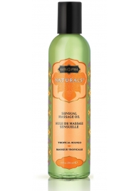 Массажное масло Naturals Tropical Mango с ароматом манго - 236 мл. - Kama Sutra - купить с доставкой в Красногорске