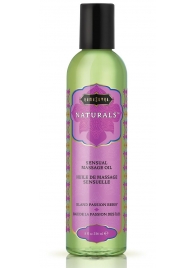 Массажное масло Naturals Island Passion Berry с ароматом тропических фруктов - 236 мл. - Kama Sutra - купить с доставкой в Красногорске