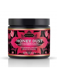 Пудра для тела Honey Dust Body Powder с ароматом клубники - 170 гр. - Kama Sutra - купить с доставкой в Красногорске
