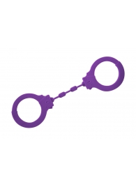 Фиолетовые силиконовые поножи Limitation - Lola Games - купить с доставкой в Красногорске