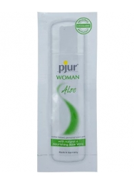 Лубрикант на водной основе pjur WOMAN Aloe - 2 мл. - Pjur - купить с доставкой в Красногорске