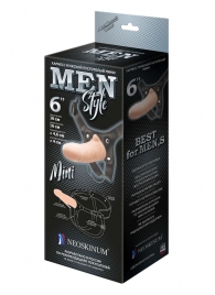 Пустотелый фаллопротез MEN STYLE - 17,5 см. - LOVETOY (А-Полимер) - купить с доставкой в Красногорске
