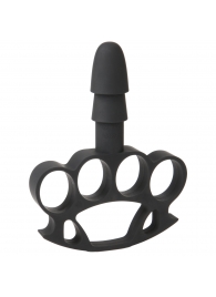 Кастет с штырьком для насадок Vac-U-Lock Knuckle Up - Doc Johnson - купить с доставкой в Красногорске