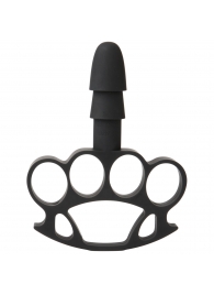 Кастет с штырьком для насадок Vac-U-Lock Knuckle Up - Doc Johnson - купить с доставкой в Красногорске