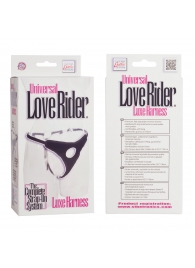 Трусы для страпона с универсальным креплением Universal Love Rider Luxe Harness - California Exotic Novelties - купить с доставкой в Красногорске