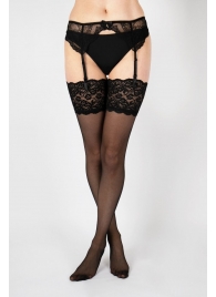 Чулки под пояс на широкой ажурной резинке - Aristoc купить с доставкой