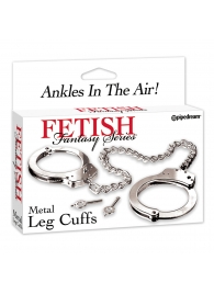 Металлические наручники Metal Leg Cuffs - Pipedream - купить с доставкой в Красногорске