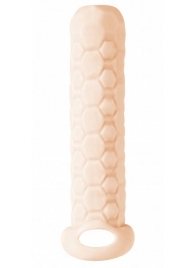 Телесный фаллоудлинитель Homme Long - 13,5 см. - Lola Games - в Красногорске купить с доставкой