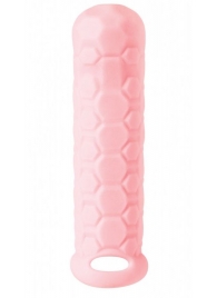 Розовый фаллоудлинитель Homme Long - 15,5 см. - Lola Games - в Красногорске купить с доставкой