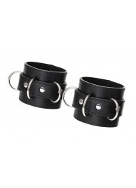 Черные наручники Anonymo на сцепке - ToyFa - купить с доставкой в Красногорске