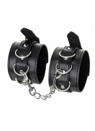 Черные оковы Anonymo из искусственной кожи - ToyFa - купить с доставкой в Красногорске