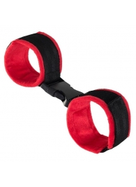 Красно-черные велюровые оковы Anonymo - ToyFa - купить с доставкой в Красногорске
