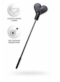 Черный стек со шлепком в форме сердца Anonymo - 35 см. - ToyFa - купить с доставкой в Красногорске