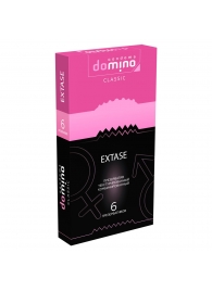 Презервативы с точками и рёбрышками DOMINO Classic Extase - 6 шт. - Domino - купить с доставкой в Красногорске