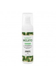 Разогревающее массажное масло с ароматом мохито Gourmet Mint Mojito - 50 мл. - Exsens - купить с доставкой в Красногорске
