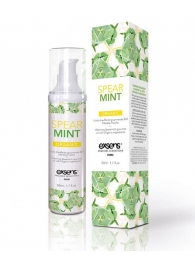 Разогревающее массажное масло Gourmet Spearmint Organic с органическими ингредиентами - 50 мл. - Exsens - купить с доставкой в Красногорске
