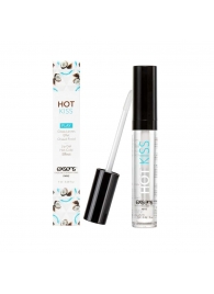 Блеск для губ Hot Kiss Coconut с ароматом кокоса - 7 мл. - Exsens - купить с доставкой в Красногорске