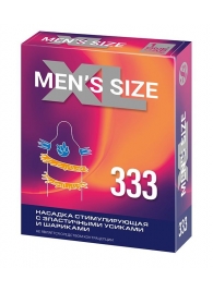 Стимулирующая насадка на пенис MEN SIZE 333 - Sitabella - в Красногорске купить с доставкой