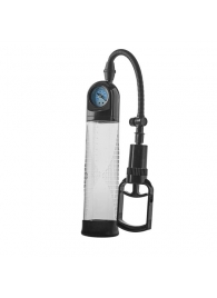 Прозрачная вакуумная помпа с манометром Deluxe Penis Pump - Dream Toys - в Красногорске купить с доставкой