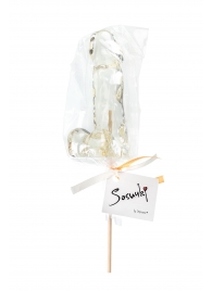 Прозрачный леденец в форме пениса со вкусом пина колада - Sosuчki - купить с доставкой в Красногорске