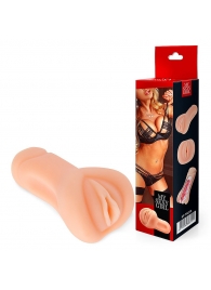 Телесный реалистичный мастурбатор в виде вагины - Bior toys - в Красногорске купить с доставкой