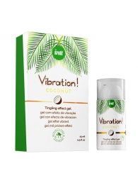 Возбуждающий гель с ароматом кокоса Vibration Coconut - 15 мл. - INTT - купить с доставкой в Красногорске