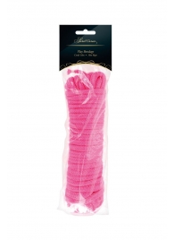 Розовая веревка для связывания Sweet Caress Rope - 10 метров - Sweet Caress - купить с доставкой в Красногорске