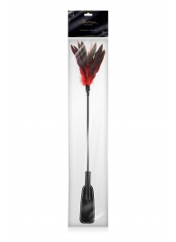 Стек-щекоталка Sweet Caress Feather Whip - 58 см. - Sweet Caress - купить с доставкой в Красногорске