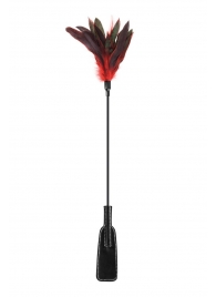 Стек-щекоталка Sweet Caress Feather Whip - 58 см. - Sweet Caress - купить с доставкой в Красногорске