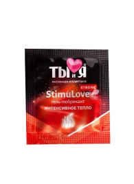 Разогревающий гель-лубрикант Stimulove Strong в одноразовой упаковке - 4 гр. - Биоритм - купить с доставкой в Красногорске
