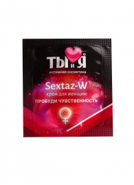 Возбуждающий крем для женщин Sextaz-W в одноразовой упаковке - 1,5 гр. - Биоритм - купить с доставкой в Красногорске
