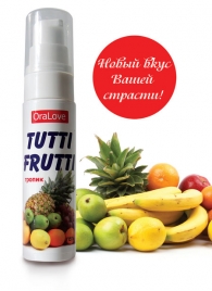Гель-смазка Tutti-frutti со вкусом тропических фруктов - 30 гр. - Биоритм - купить с доставкой в Красногорске