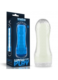 Светящийся в темноте мастурбатор Lumino Play Masturbator Ribbed - Lovetoy - в Красногорске купить с доставкой
