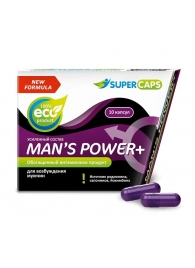 Возбуждающее средство для мужчин Mans Power plus - 10 капсул (0,35 гр.) +1 в подарок - SuperCaps - купить с доставкой в Красногорске